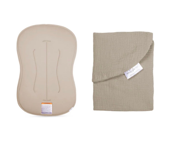Lounger Curve + Muslin Cover Set | Birch