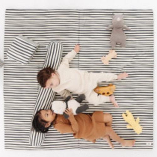Toki Mats Mega Organic Cotton Play Mat - Bold Stripe