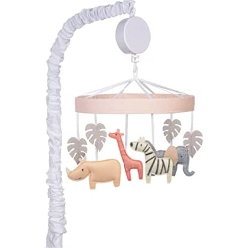 Trend Lab Sweet Jungle Musical Mobile, Relaxing Music Newborn Baby Essentials, 24 in Tall, 20 in Wide (TLMOBILE)