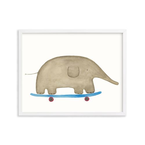 Minted® Fast Riders Framed Gallery Art by Francisca Reyes | Pottery Barn Kids