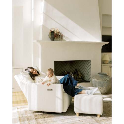 Ollie: A Chair and a Half | Swivel Nursery Recliner | Oilo™ Studio