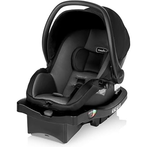Amazon.com : Evenflo LiteMax 35 Infant Car Seat (Knoxville Gray), Lightweight, Extended Use, Belt Lock-Off, Ergonomic Handle : Baby