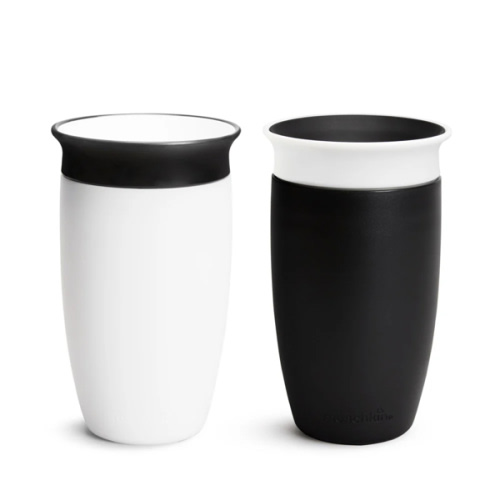 Miracle® 360° Sippy Cup, Limited Edition Black & White, 10oz, 2pk | Munchkin
