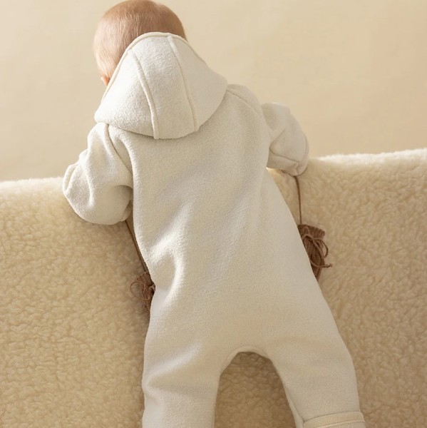 Disana Zip Overall Wool Snowsuit
