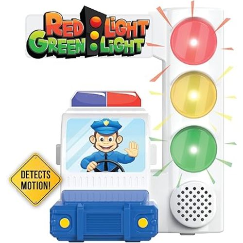 Move2Play, Red Light Green Light Game with Motion Sensing | Family Fun & Birthday Party Games | Gift for Kids, Preschool, & Toddlers Ages 2, 3, 4, 5, 6, 7+ Year Olds | Travel, Indoor, Outdoor