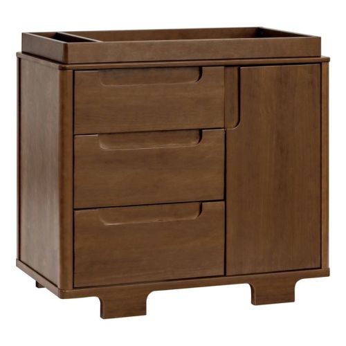 Babyletto Yuzu 3-drawer Changer Dresser - Natural Walnut