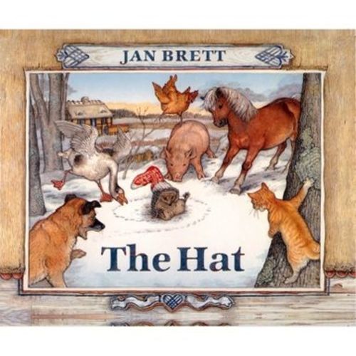 The Hat - by Jan Brett (Board Book)