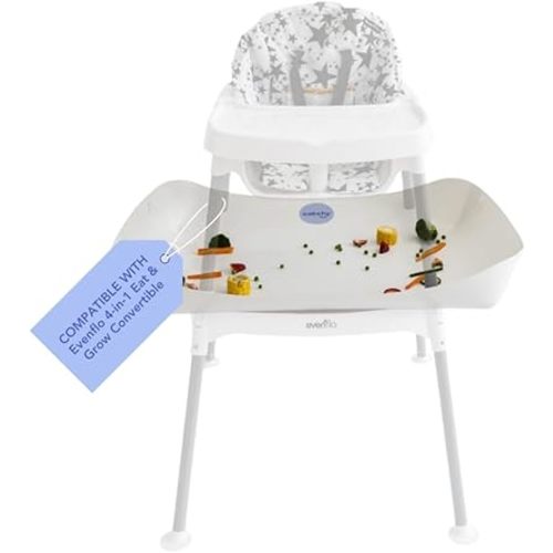 CATCHY - Food Catcher - Compatible with Evenflo 4-in-1 Eat & Grow High Chair + 11 Other High Chairs - Highchair Sold Separately - Baby & Toddler Food & Mess Catcher - Under High Chair Accessory
