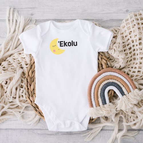 Ekolu Baby Onesie, Hawaii, Keiki, Hawaii Kids, Baby Milestone, Month Milestone, Gifts for Baby Luau, Baby Shower Gifts, Baby Photoshoot