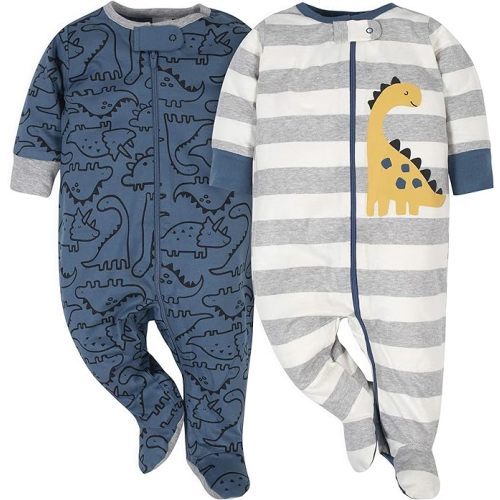 Gerber Baby Boys' 2-Pack Sleep N Play (3-6 months)