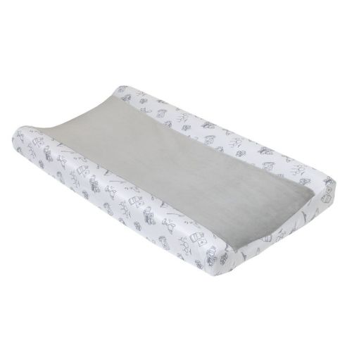 Nojo Warner Bros. Harry Potter Magical Moments Grey And White Super Soft Changing Pad Cover