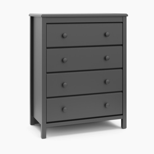 Storkcraft Alpine 4 Drawer Dresser - Gray