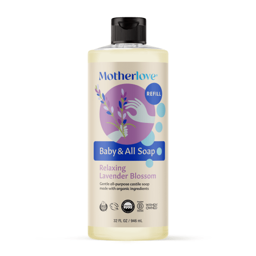 Baby & All Non-Toxic Foaming Castile Soap - Relaxing Lavender Blossom – Motherlove Herbal Company
