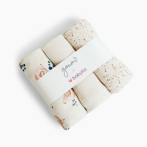 Goumi Kids x Babylist Muslin Swaddle Set (3 Pack) - Morocco, O/S, 3