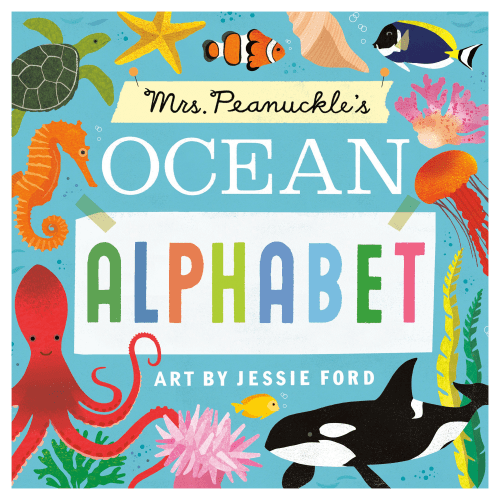 Mrs. Peanuckle's Ocean Alphabet Children's Book with Art by Jessie Ford