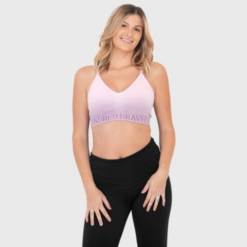 Kindred Bravely Women's Sublime Sports Pumping + Nursing Hands-Free Bra - Ombre Purple XL-Busty