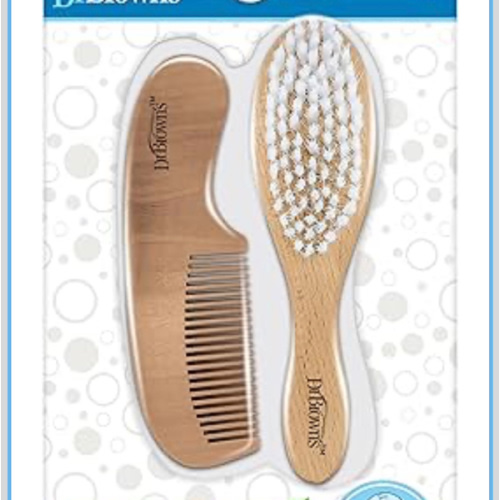 Dr. Brown's Soft and Safe Baby Brush + Comb