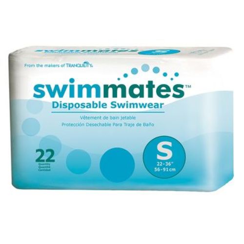 Swimmates Adult Swim Underwear, Pull-up With Tear-away Side Seams, Medium (34"- 48" Waist), 20 Count Bag