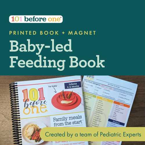 Baby-led Weaning Printed Guide & 101 Food Checklist from 101 before one