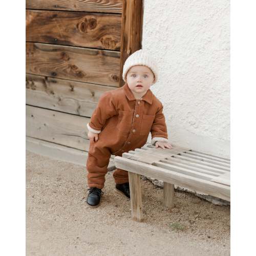 Cord Baby Jumpsuit || Spice