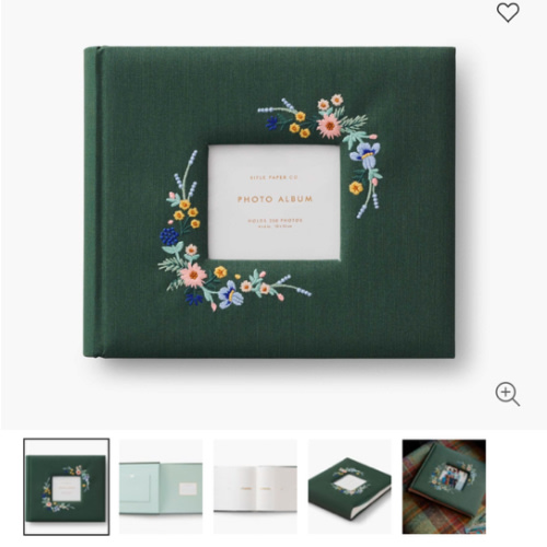 Embroidered Heirloom Photo Album - Wildwood – Rifle Paper Co
