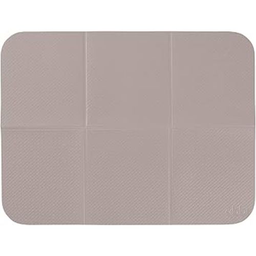 Ubbi On-The-Go Diaper Changing Baby Mat, Soft and Comfortable Diaper Bag Accessory Must Have for Newborns, Easy to Clean, Portable Folding Pad, Baby Traveling Accessories, Taupe