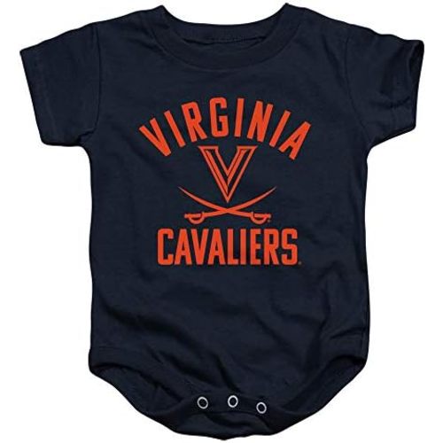 University of Virginia Official One Color Uva Cavaliers Logo Unisex Infant Snap Suit for Baby