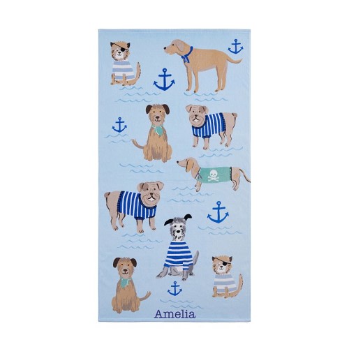 Salty Dog Kid Beach Towel