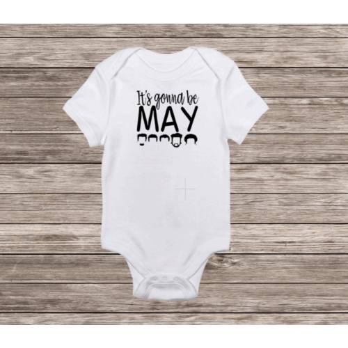 Baby Bodysuit, Funny Bodysuit, Millennial Mom, Gonna Be May, Baby Shower, New Baby, May baby, Baby Girl Onesie, Boy Bands, Baby Boy onesie