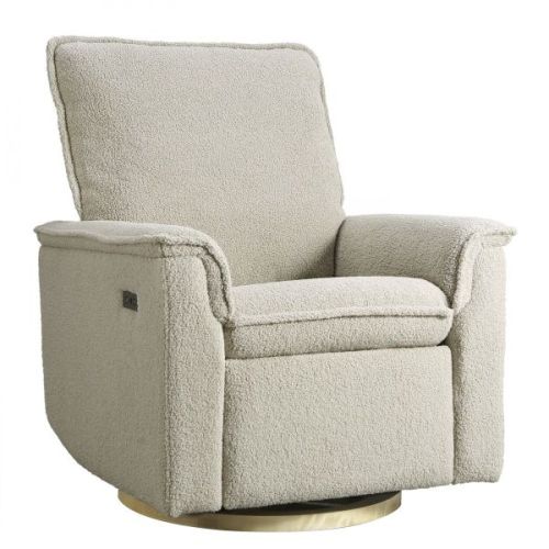 Anza Swivel Glider Power Recliner - Taupe| by Appleseed