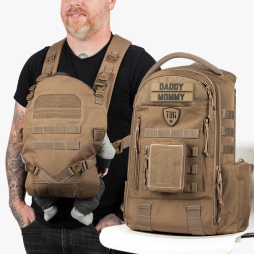 Daypack Diaper Bag & Baby Carrier Bundle - Durable, Versatile Gear – Tactical Baby Gear