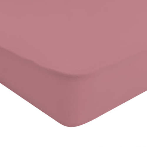 Crib Sheet in Dusty Rose