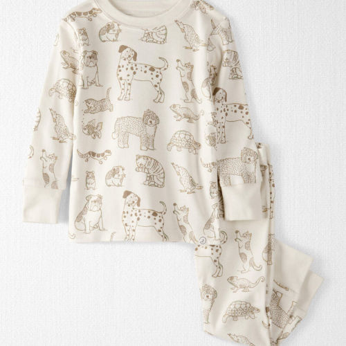Animal Print Baby Pet Print Organic Cotton 2-Piece Pyjamas | Carter’s Oshkosh Canada