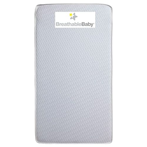 BreathableBaby EcoCore 200 Reversible Firm Crib Mattress — Non-Toxic, Water & Stain Resistant, No VOCs or Chemicals, No Foam or Latex — 52” x 28” x 5.5”