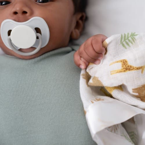 essentials cotton muslin security blankets 2 pack