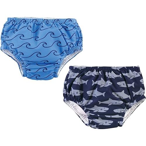 Hudson Baby Unisex Baby Swim Diapers, Sharks, 0-6 Months