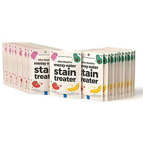 Hate Stains Co. Stain Remover for Clothes - Non-Toxic Laundry Stain Remover Spray for Baby & Kids - Messy Eater Spot Cleaner for Clothing, Fabric, Carpet (25 Wipes)
