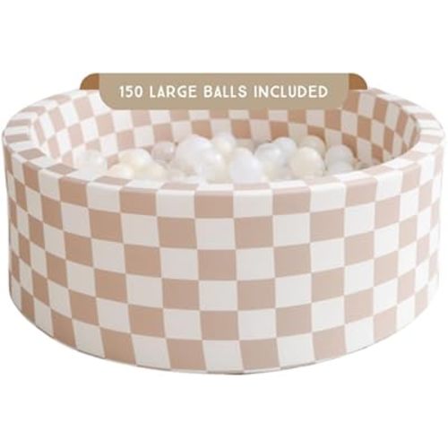 Ball Pit for Babies 6 Month to 6 Years Old with 150 Balls Included - Ball Pit for Toddlers 1-3 - Baby Ball Pit with Balls Included