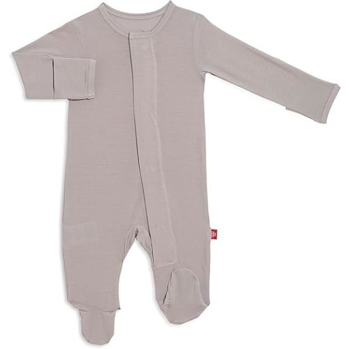 Magnetic Me Footie Pajamas Soft Modal Baby Sleepwear with Quick Magnetic Fastener | Boys and Girls Sleeper Preemie-24 Months