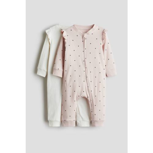 2-PACK COTTON PAJAMA JUMPSUITS