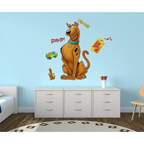 Scooby-Doo Movable Vinyl DIY Wall Art Stickers Set - Walls, Windows, Doors