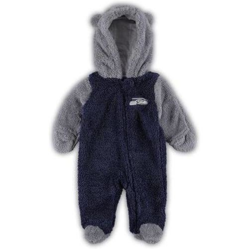 Outerstuff Newborn & Infant/NFL Game Nap Teddy Fleece Bunting Full-Zip Sleeper