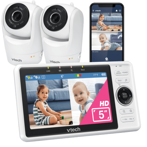 Official VTech® Baby Care | VM901-2HD 2 cameras baby monitor