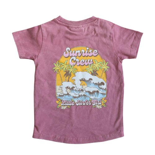 Sunrise Crew Little Surfer Girl T-Shirt