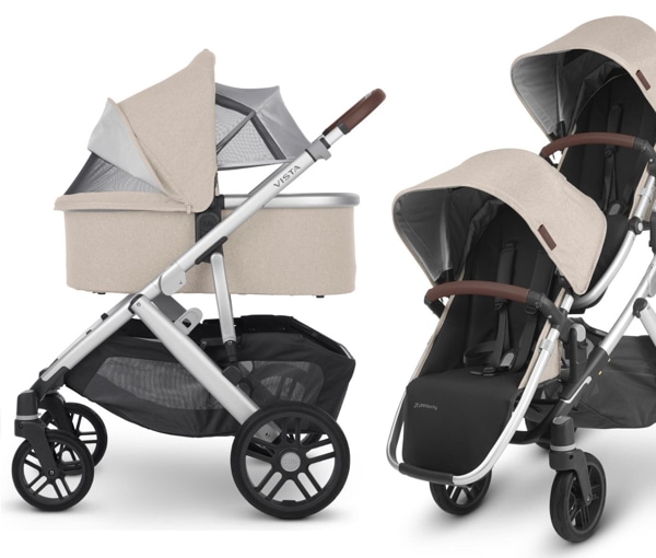 UPPABABY Vista V2 Stroller with Bassinet Declan
