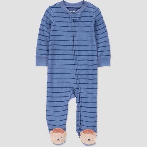 Carter's Just One You® Baby Boys' Sleep N' Play - Ivory Newborn: Dinosaur Pattern, Cotton, Footed Pajamas