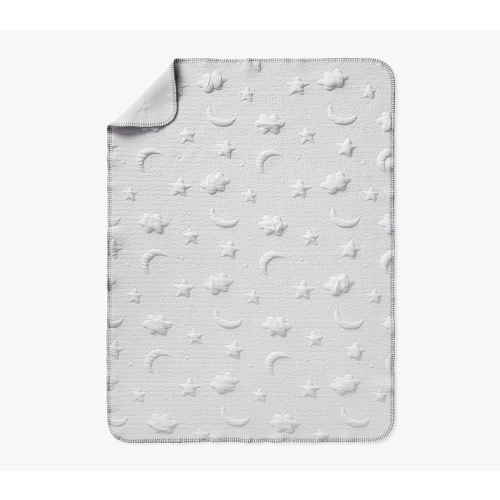 Night Sky Matelasse Baby Blanket