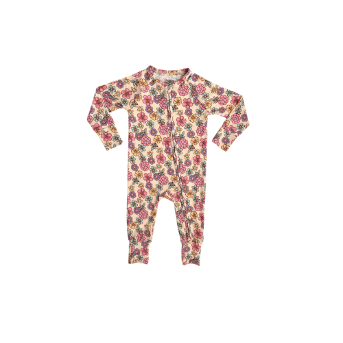 Pink Goldendoodle Zipper Romper – In my Jammers