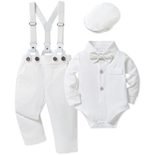SANMIO Baby Boy Clothes 0-24M Baby Boy Suits 4pcs Baby Boys Baptism Easter Outfits Baby Christmas Clothes