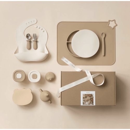 First Bites Gift Set (Croissant/Ivory)